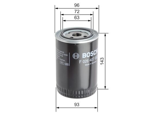 BOSCH Ölfilter