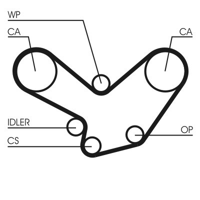 CONTINENTAL CTAM Zahnriemen