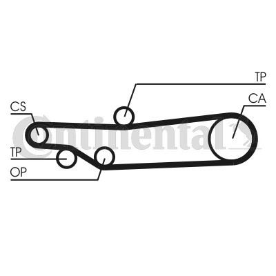CONTINENTAL CTAM Zahnriemen