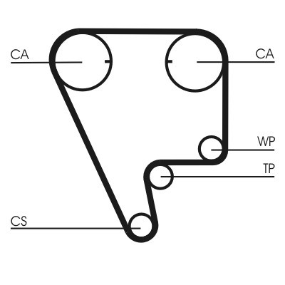 CONTINENTAL CTAM Zahnriemen