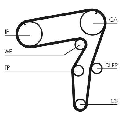 CONTINENTAL CTAM Zahnriemen