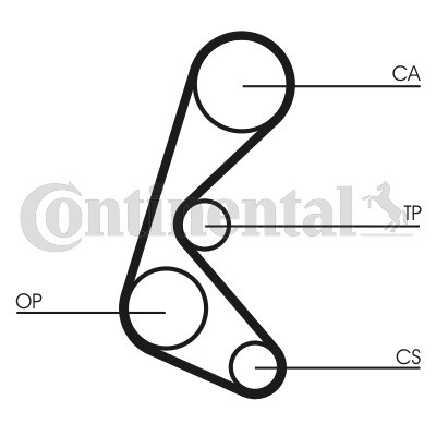 CONTINENTAL CTAM Zahnriemen