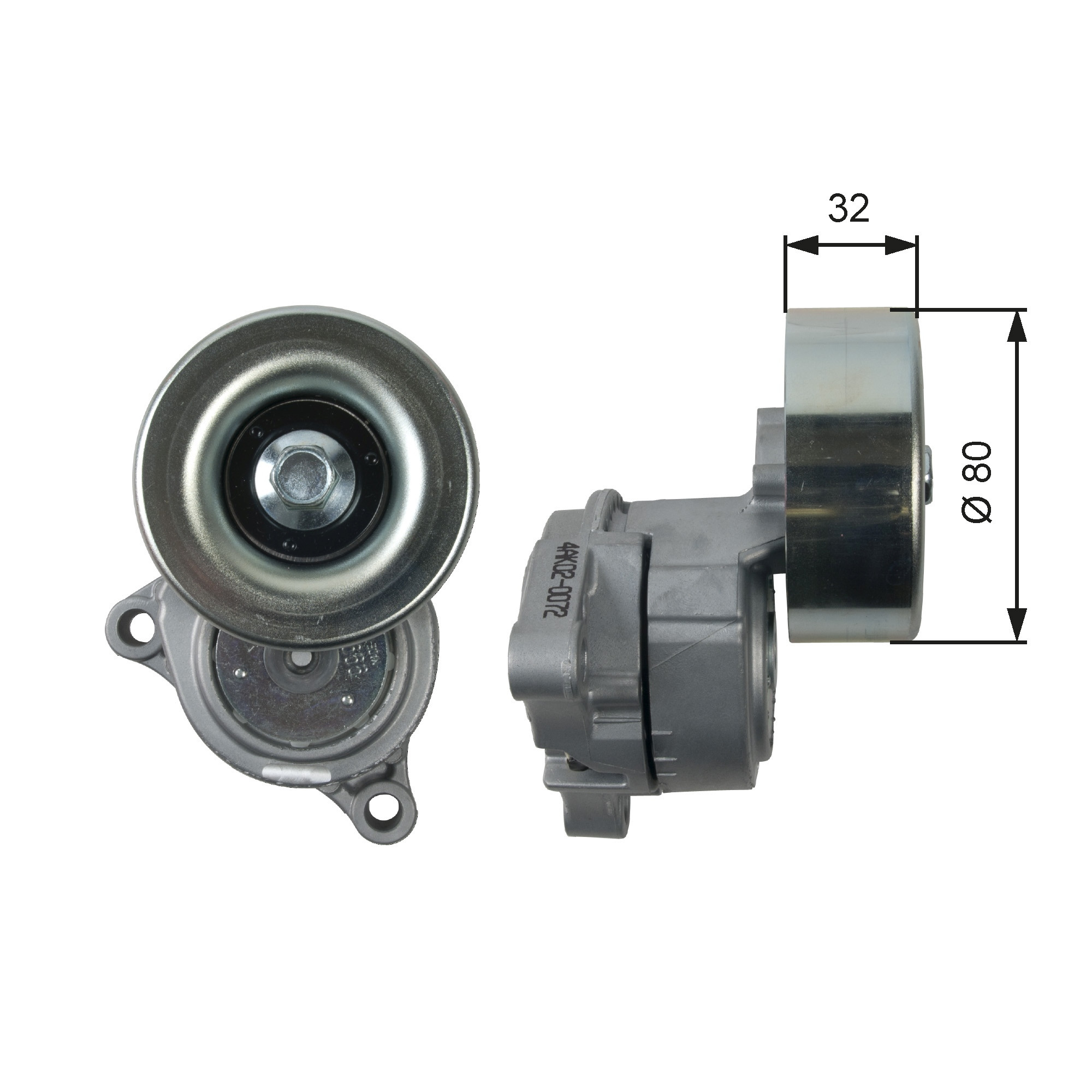 GATES Spannrolle, Keilrippenriemen