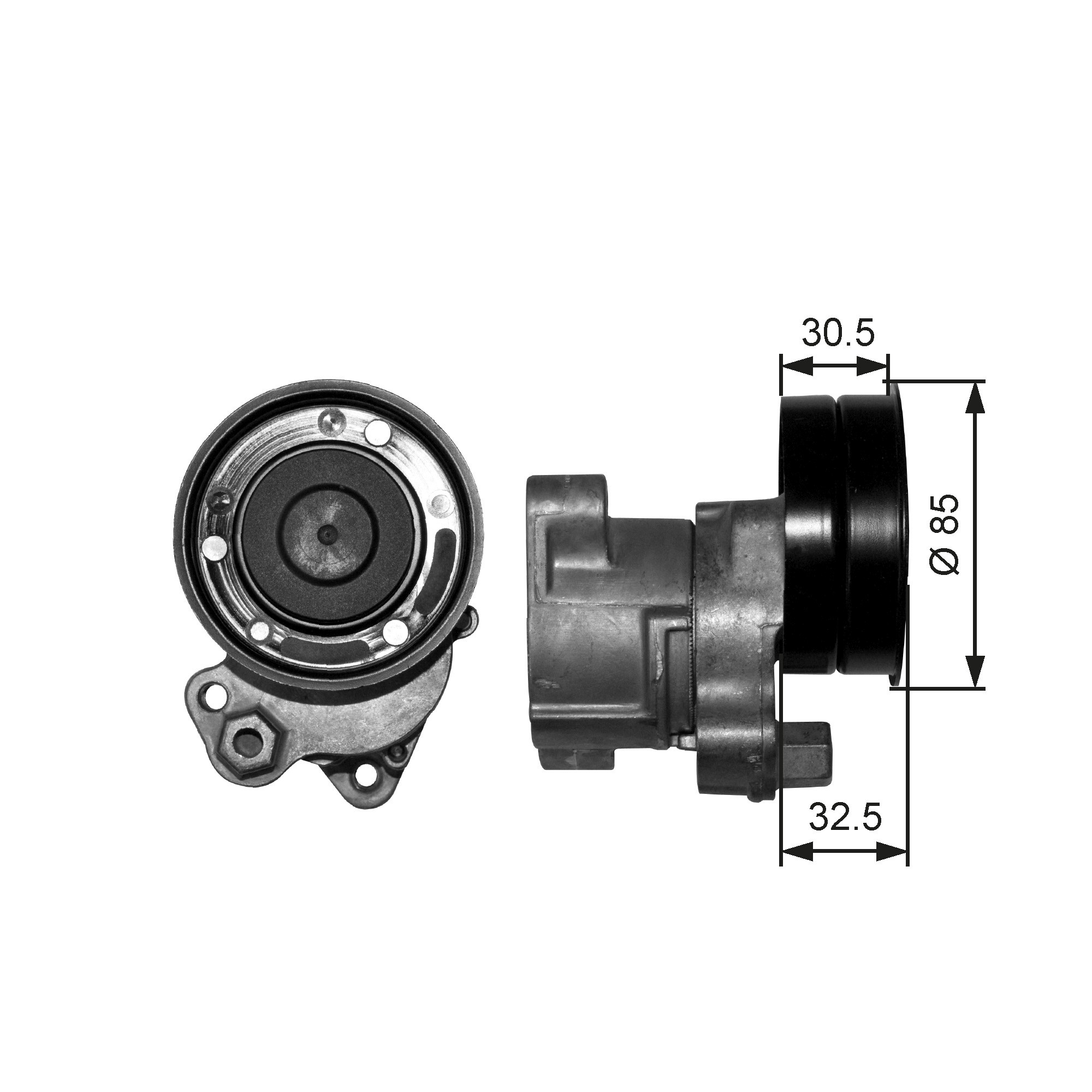 GATES Riemenspanner, Keilrippenriemen