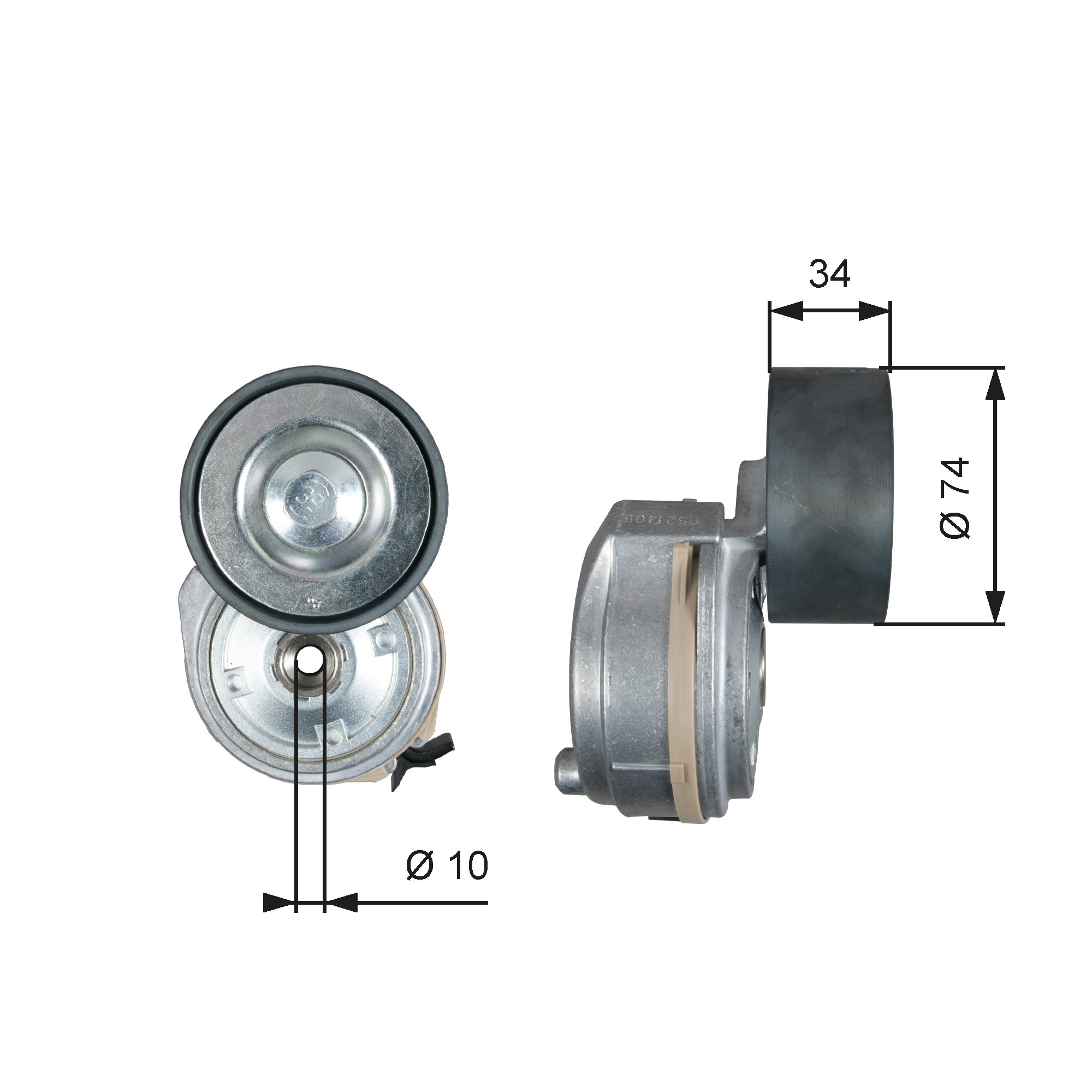GATES Riemenspanner, Keilrippenriemen