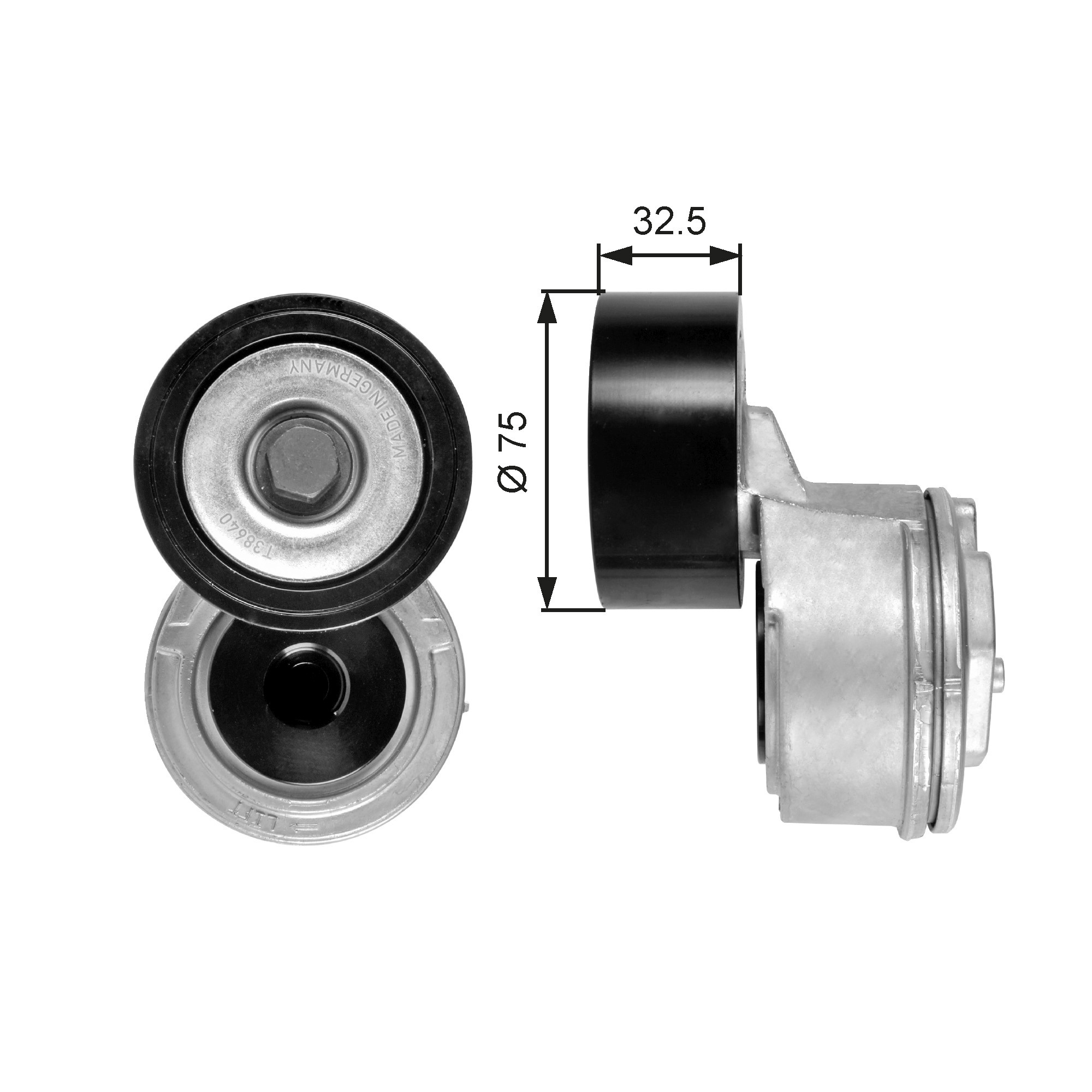 GATES Riemenspanner, Keilrippenriemen