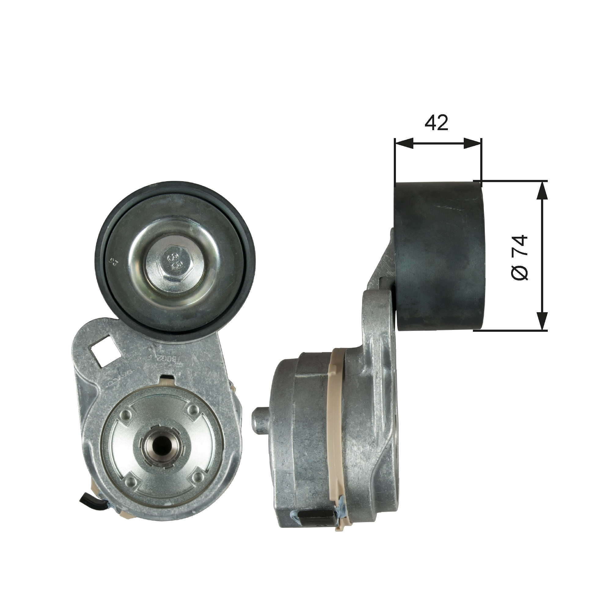 GATES Riemenspanner, Keilrippenriemen