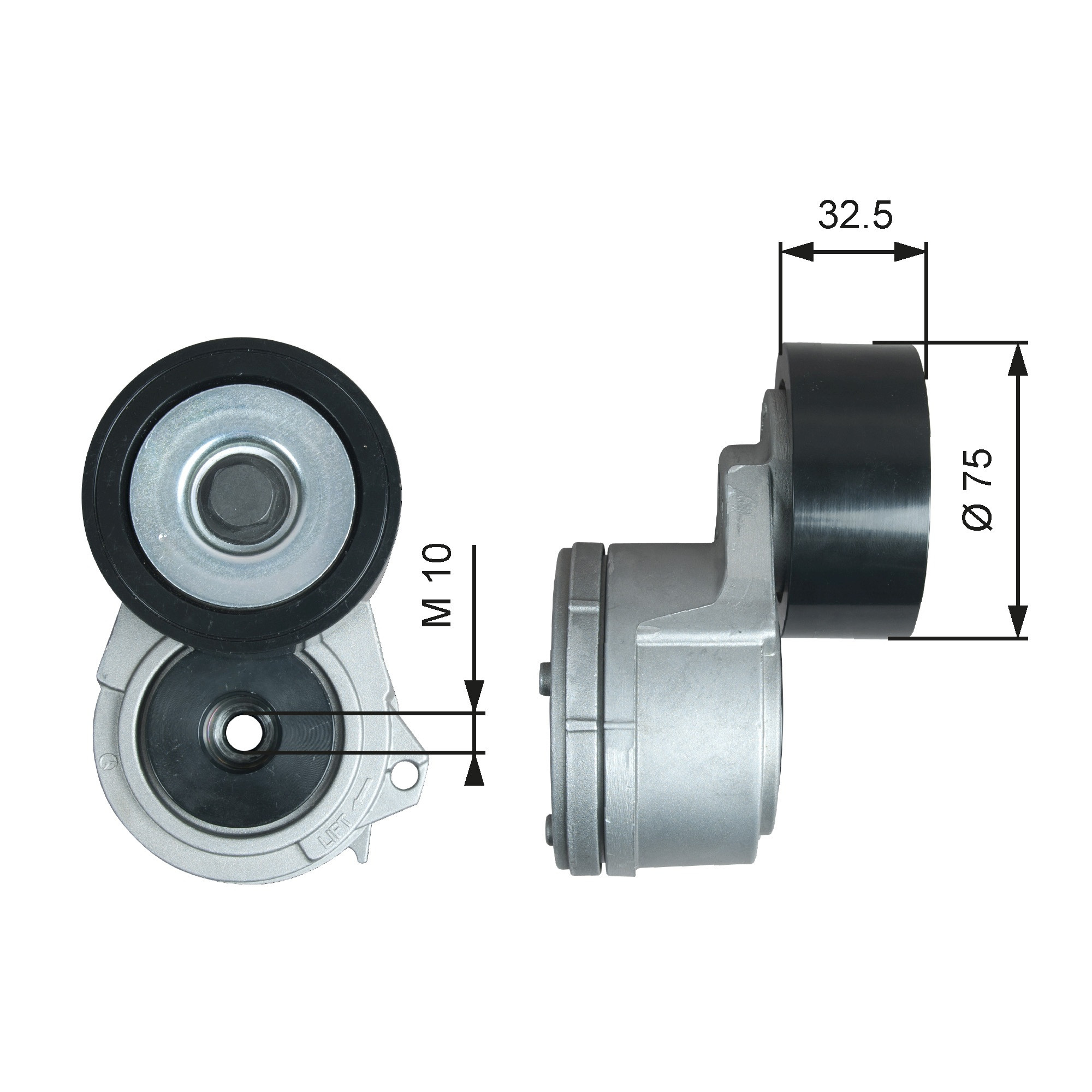 GATES Riemenspanner, Keilrippenriemen