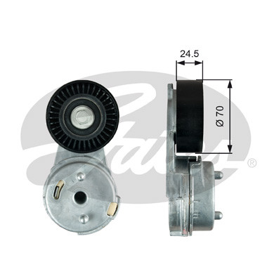 GATES Spannrolle, Keilrippenriemen