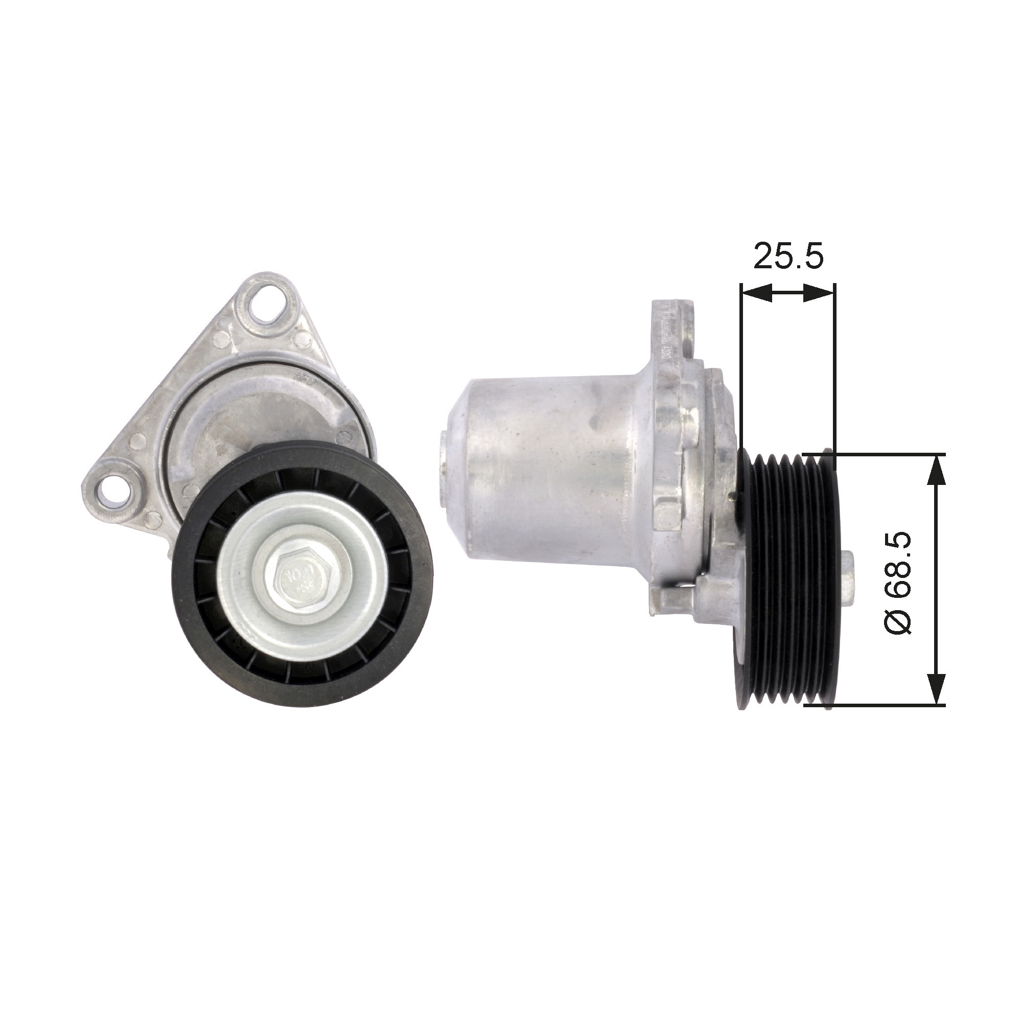 GATES Spannrolle, Keilrippenriemen