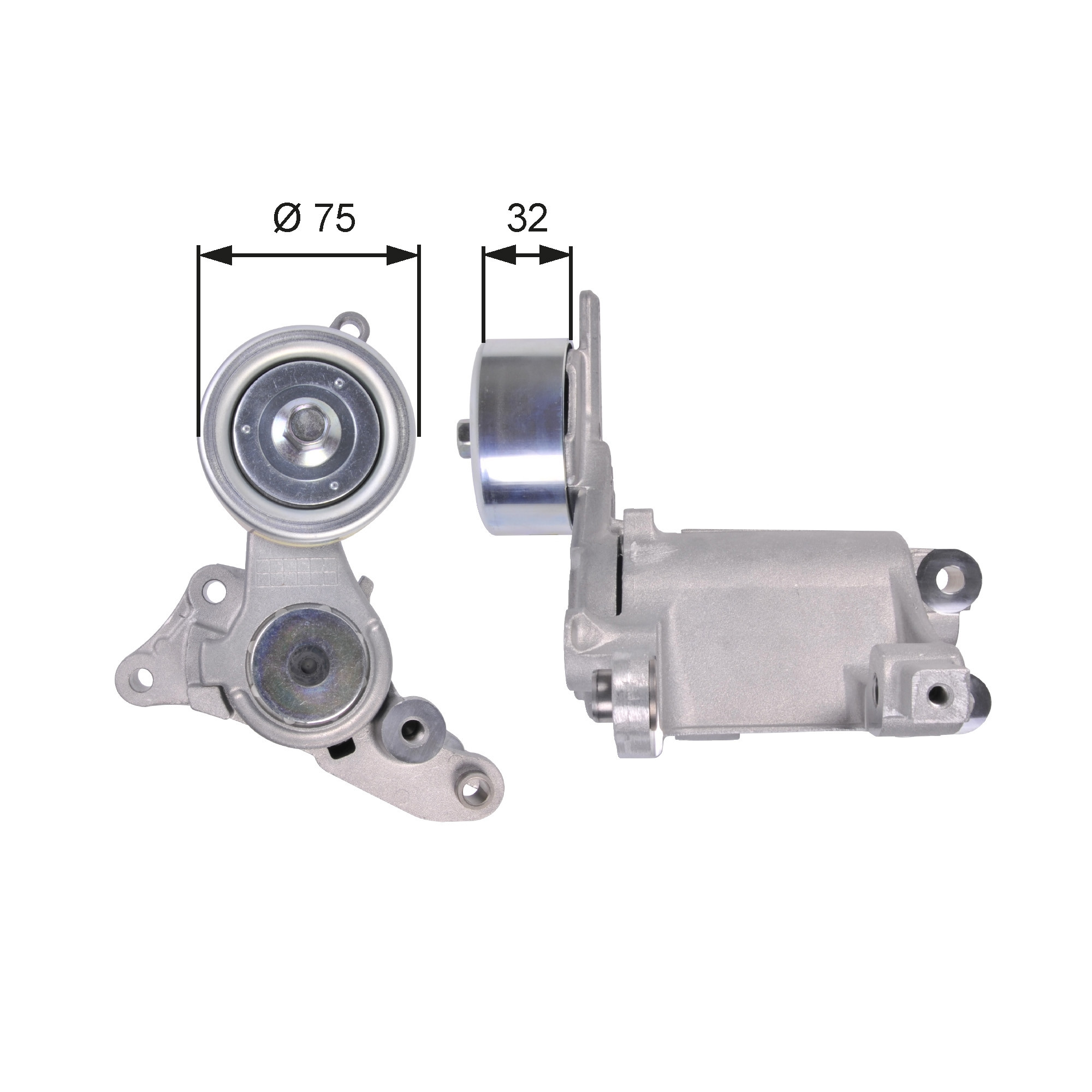 GATES Spannrolle, Keilrippenriemen