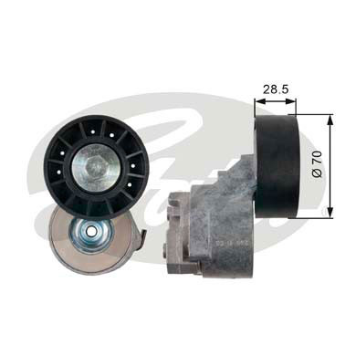 GATES Spannrolle, Keilrippenriemen