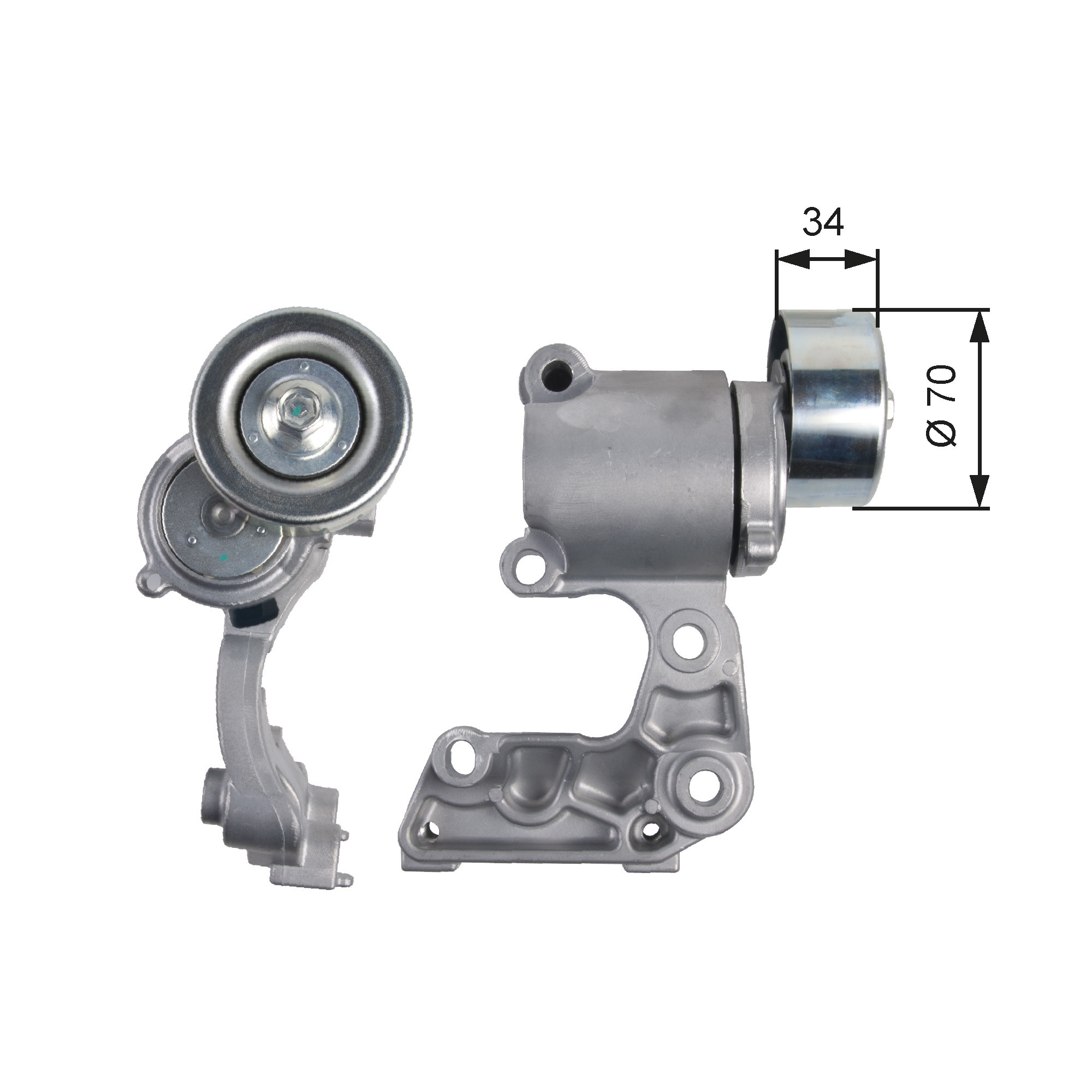 GATES Spannrolle, Keilrippenriemen