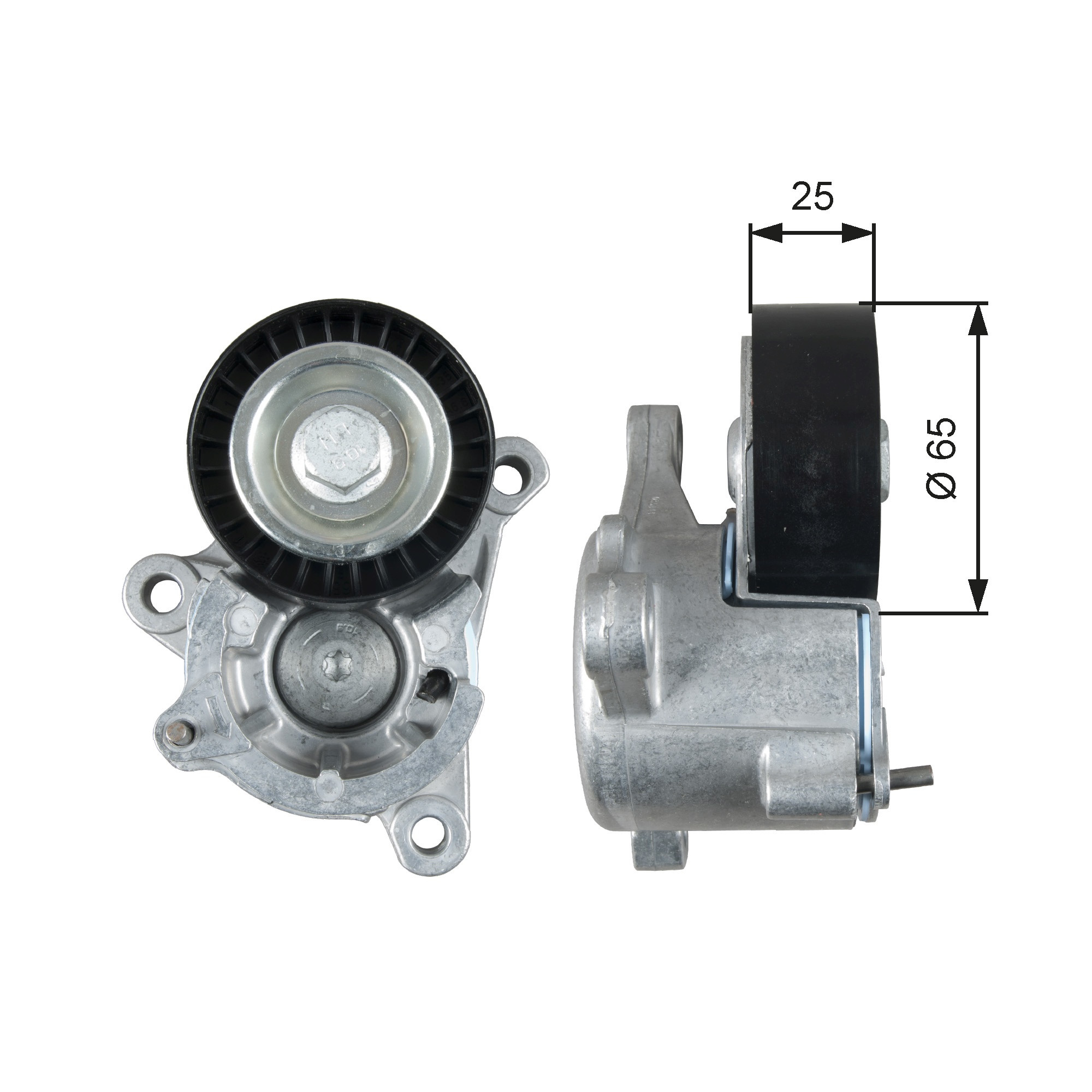 GATES Spannrolle, Keilrippenriemen