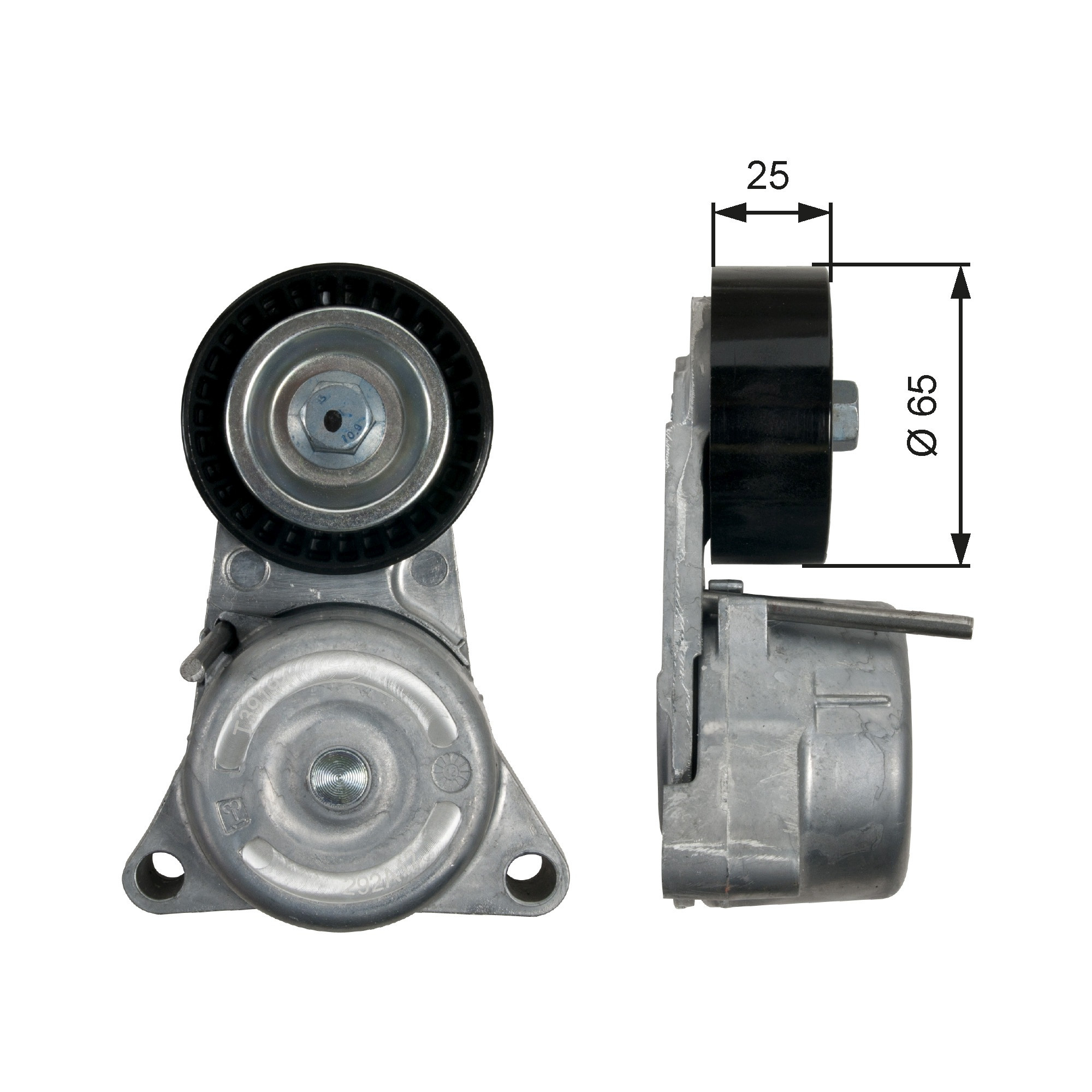 GATES Spannrolle, Keilrippenriemen