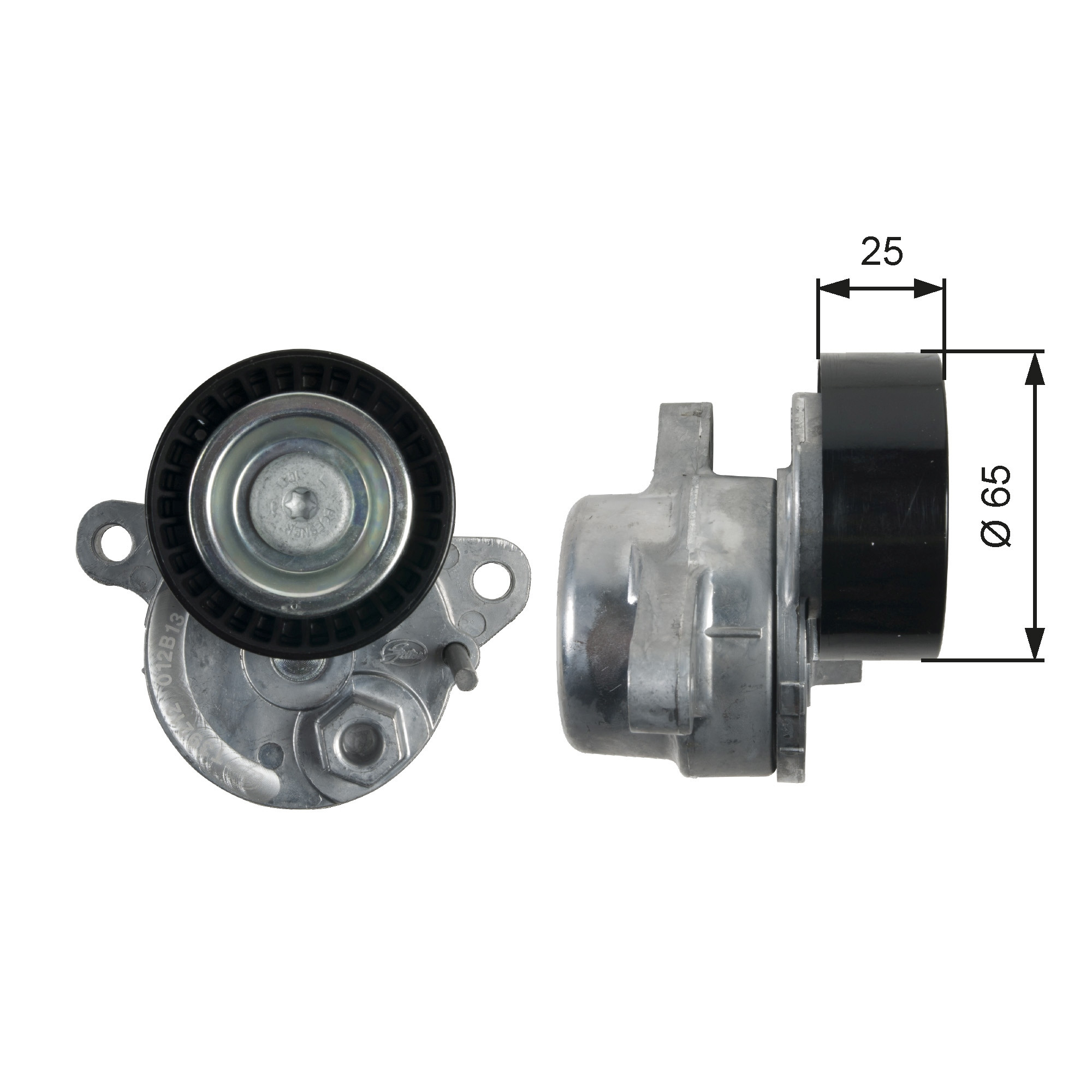 GATES Spannrolle, Keilrippenriemen