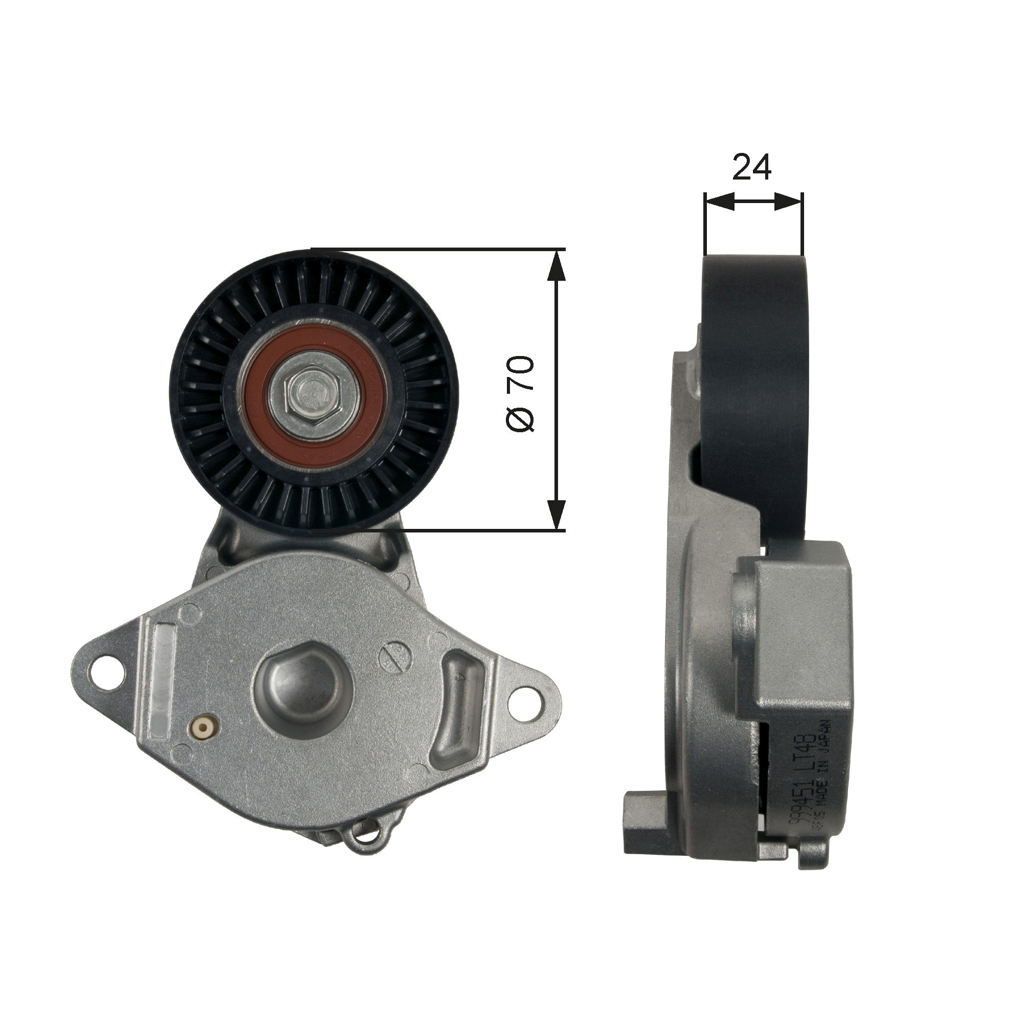 GATES Spannrolle, Keilrippenriemen