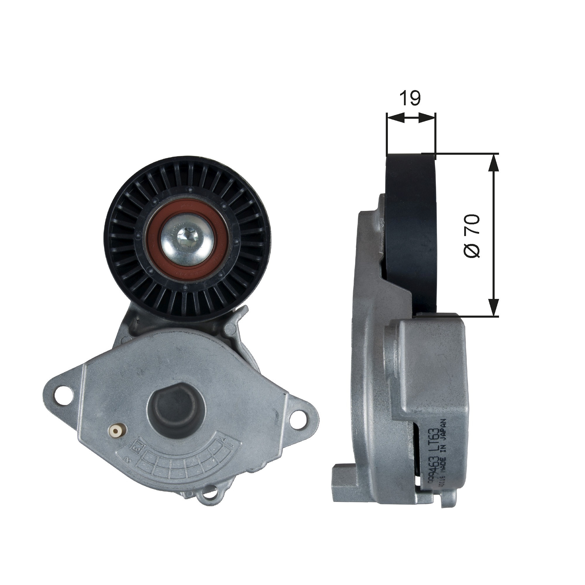 GATES Spannrolle, Keilrippenriemen