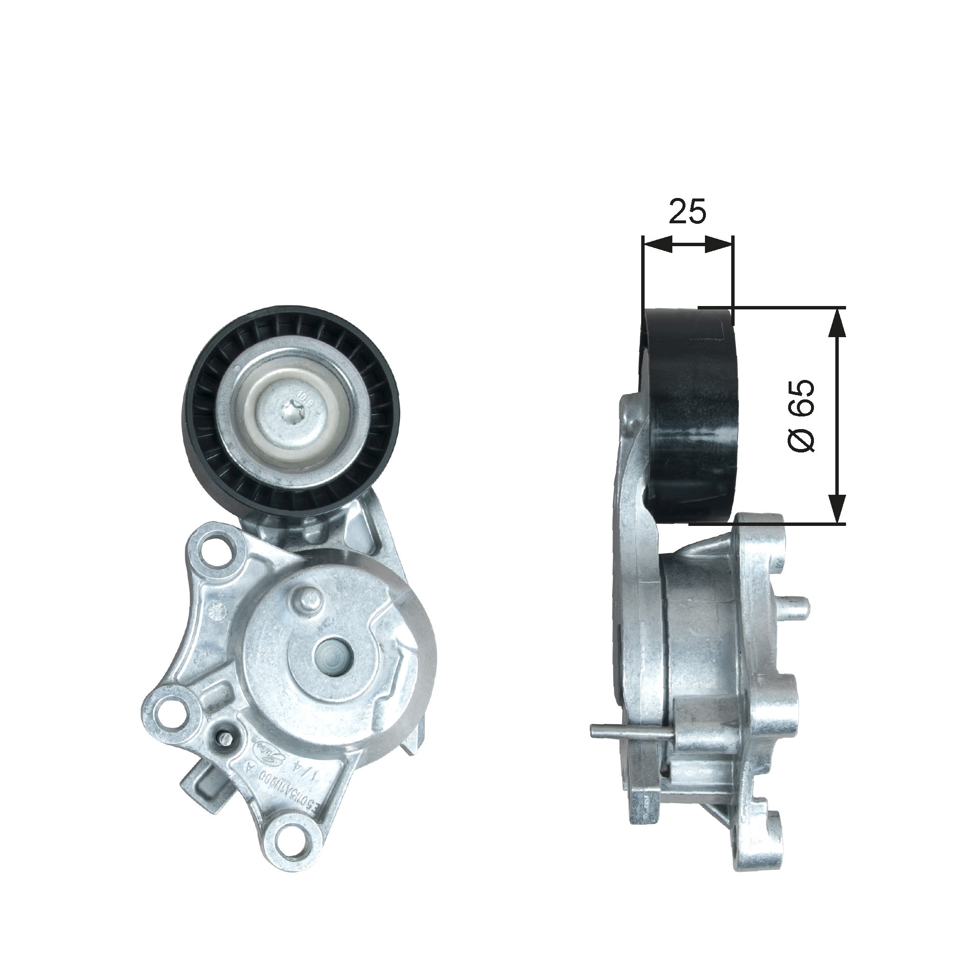 GATES Spannrolle, Keilrippenriemen