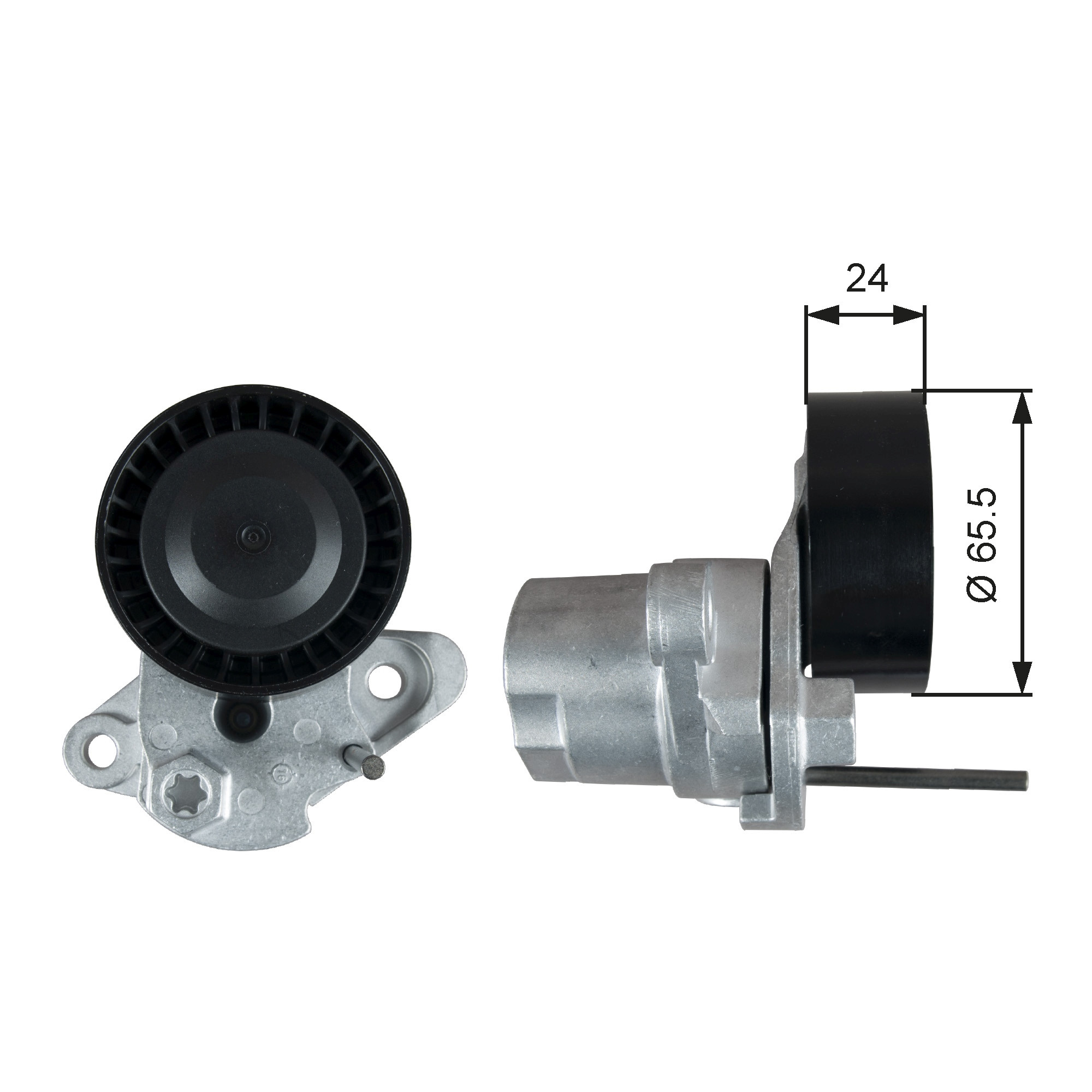 GATES Spannrolle, Keilrippenriemen