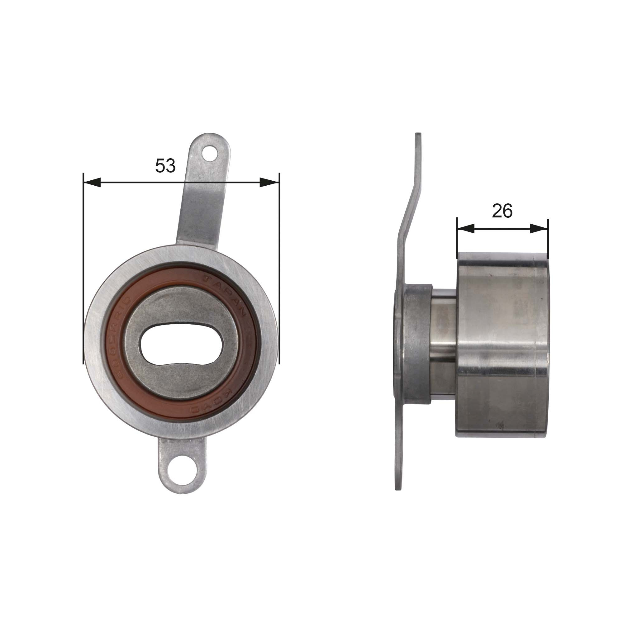 GATES Spannrolle, Zahnriemen