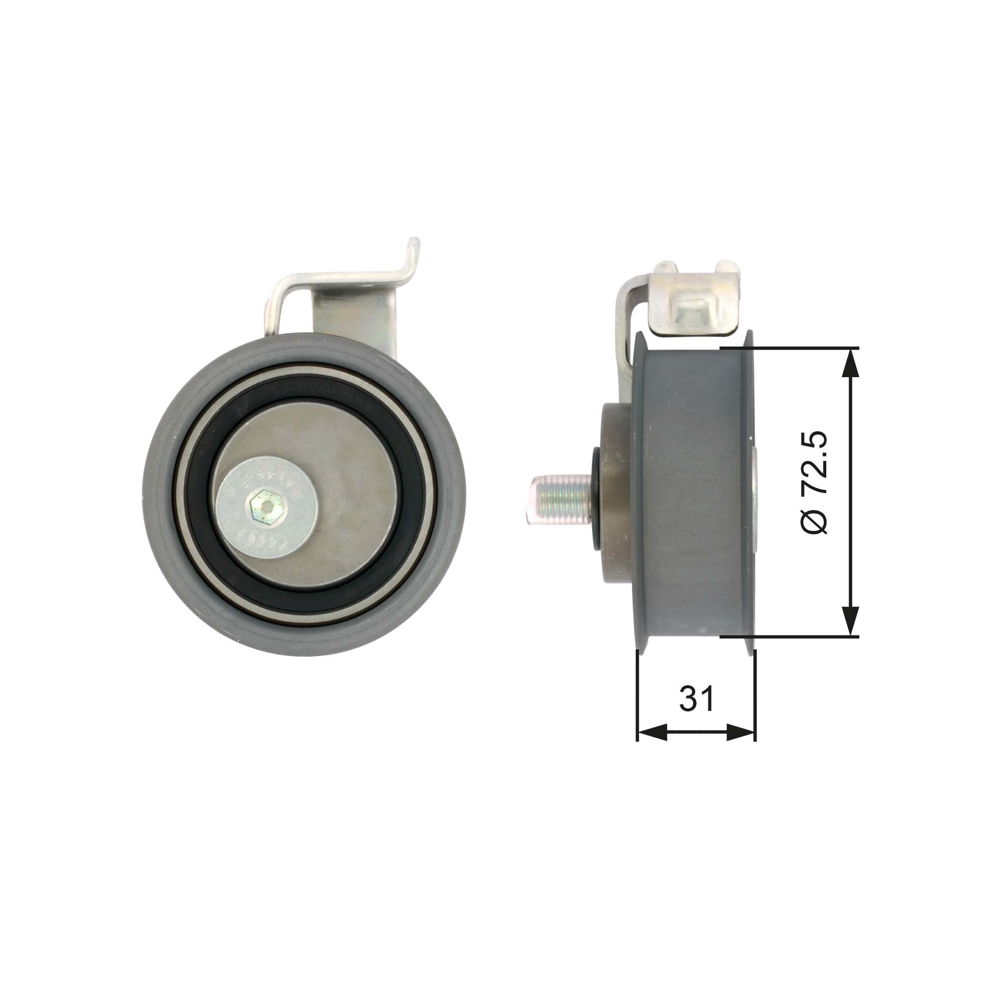 GATES Spannrolle, Zahnriemen