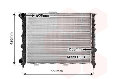 VAN WEZEL Kühler, Motorkühlung