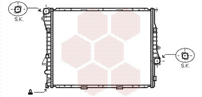 VAN WEZEL Kühler, Motorkühlung