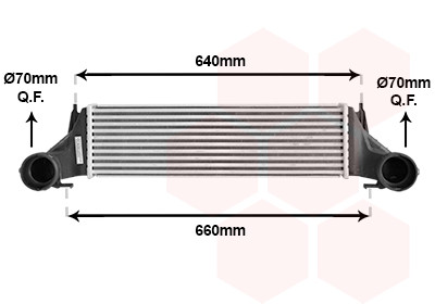 VAN WEZEL Ladeluftkühler