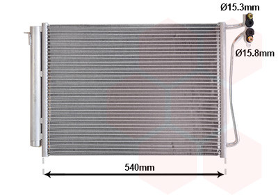 VAN WEZEL Kondensator, Klimaanlage