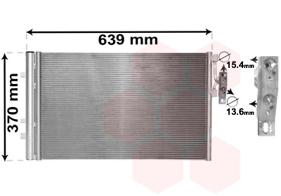 VAN WEZEL Kondensator, Klimaanlage