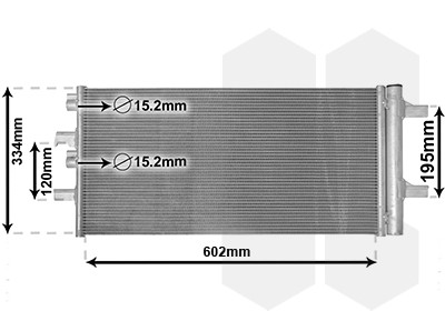 VAN WEZEL Kondensator, Klimaanlage