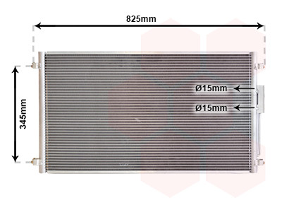 VAN WEZEL Kondensator, Klimaanlage