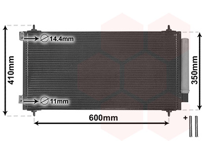 VAN WEZEL Kondensator, Klimaanlage