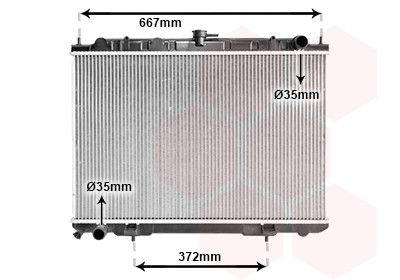 VAN WEZEL Kühler, Motorkühlung