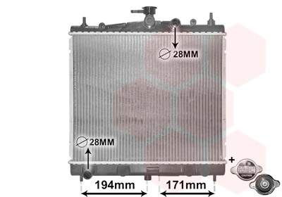 VAN WEZEL Kühler, Motorkühlung