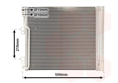 VAN WEZEL Kondensator, Klimaanlage