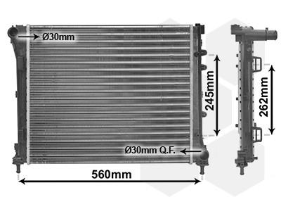 VAN WEZEL Kühler, Motorkühlung