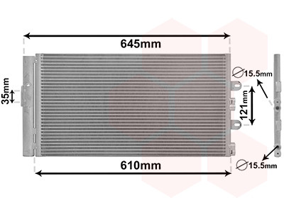 VAN WEZEL Kondensator, Klimaanlage