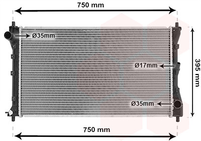 VAN WEZEL Kühler, Motorkühlung