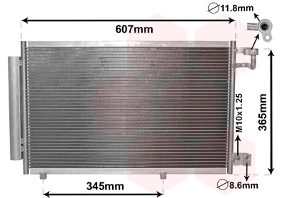 VAN WEZEL Kondensator, Klimaanlage