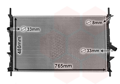 VAN WEZEL Kühler, Motorkühlung