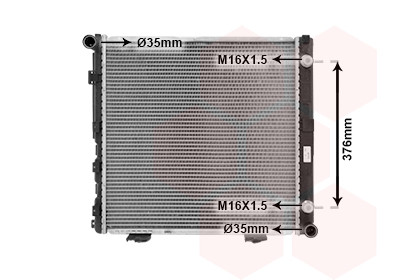 VAN WEZEL Kühler, Motorkühlung