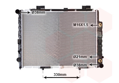 VAN WEZEL Kühler, Motorkühlung