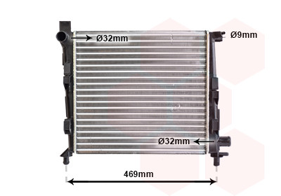 VAN WEZEL Kühler, Motorkühlung