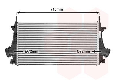 VAN WEZEL Ladeluftkühler