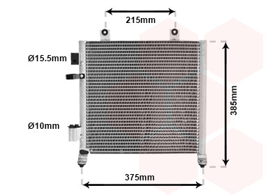 VAN WEZEL Kondensator, Klimaanlage