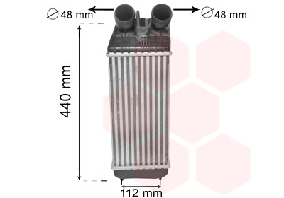 VAN WEZEL Ladeluftkühler