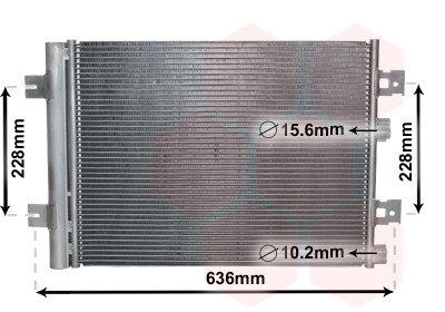 VAN WEZEL Kondensator, Klimaanlage