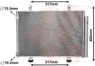 VAN WEZEL Kondensator, Klimaanlage